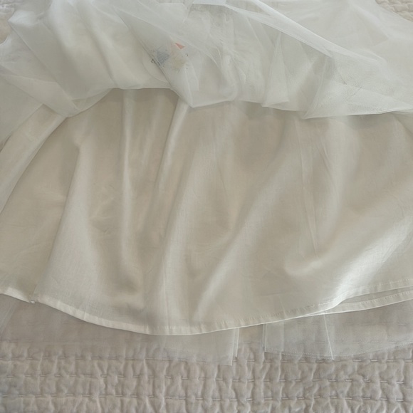 Designer Eleven Paris white tulle skirt with cotton lining size 14 years. New - Picture 5 of 12